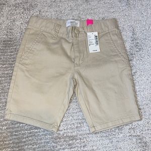 The Children’s Place Girls Uniform Chino Shorts in Bisquit Size 5